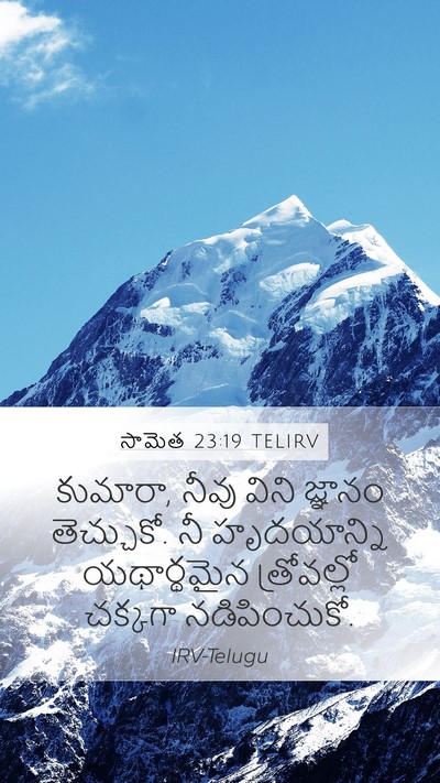 సామెత 23:19 TELIRV Bible Verse Image