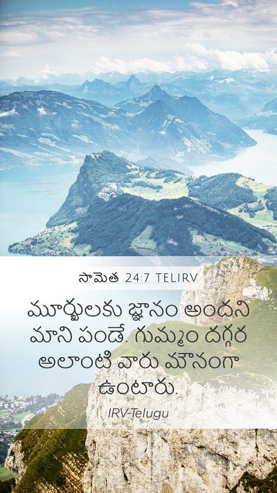 సామెత 24:7 TELIRV Bible Verse Image