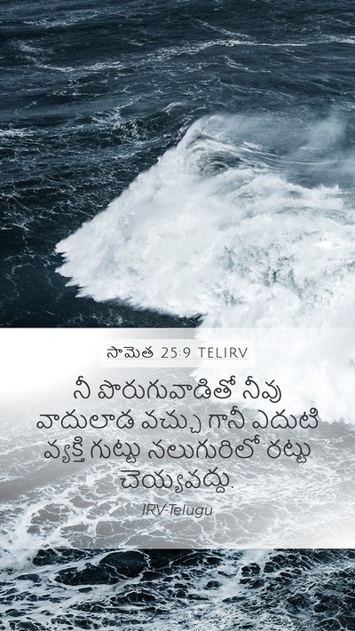 సామెత 25:9 TELIRV Bible Verse Image
