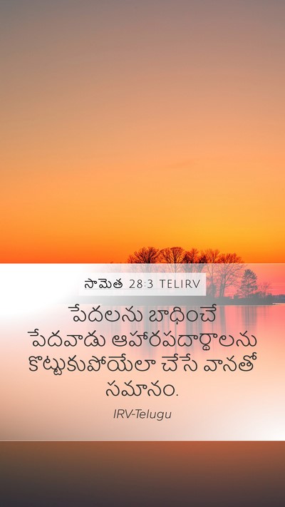 సామెత 28:3 TELIRV Bible Verse Image