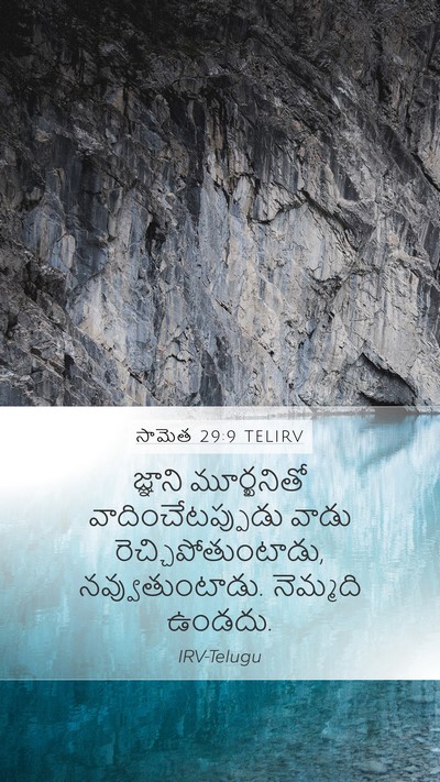 సామెత 29:9 TELIRV Bible Verse Image