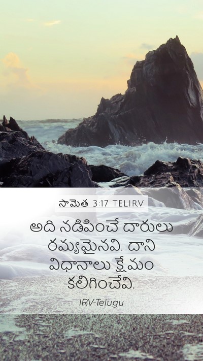 సామెత 3:17 TELIRV Bible Verse Image