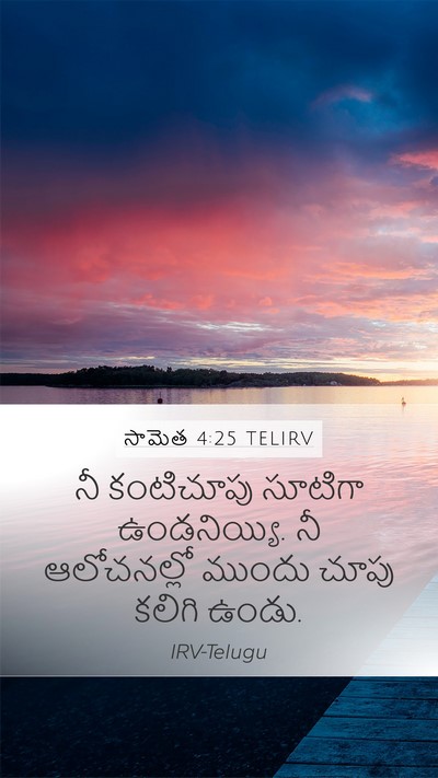 సామెత 4:25 TELIRV Bible Verse Image