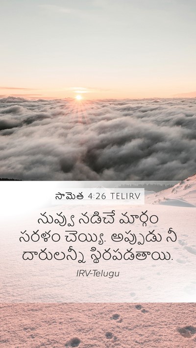 సామెత 4:26 TELIRV Bible Verse Image