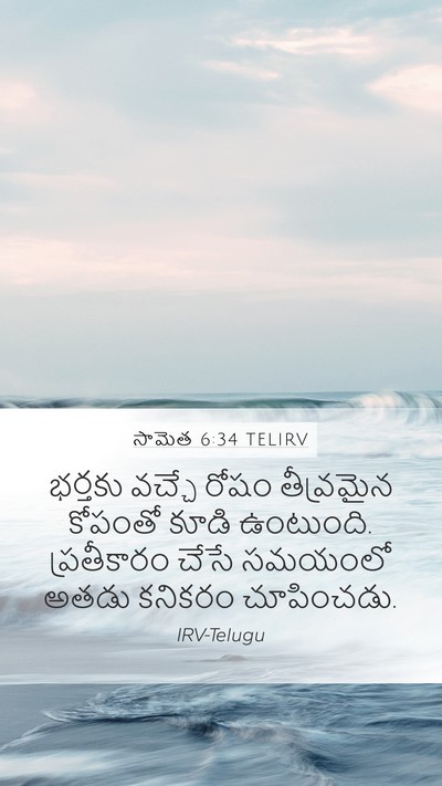 సామెత 6:34 TELIRV Bible Verse Image