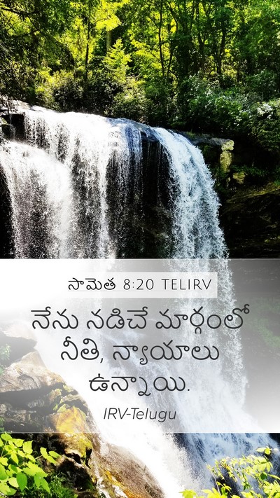 సామెత 8:20 TELIRV Bible Verse Image