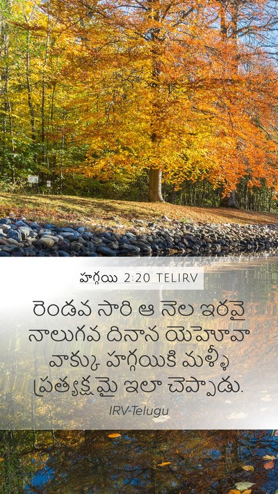 హగ్గయి 2:20 TELIRV Bible Verse Image