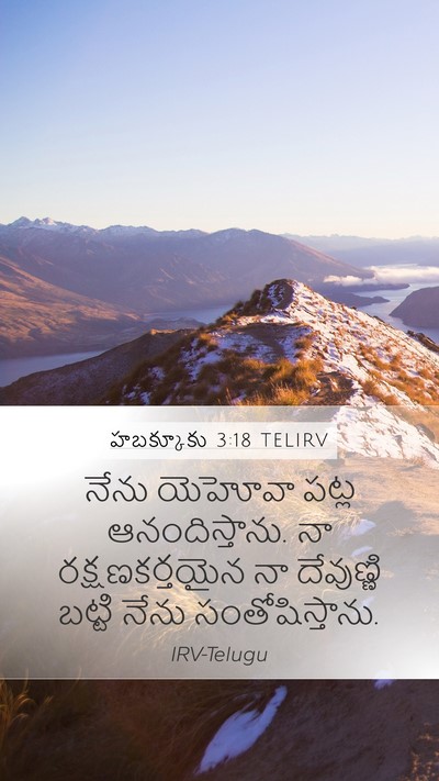 హబక్కూకు 3:18 TELIRV Bible Verse Image