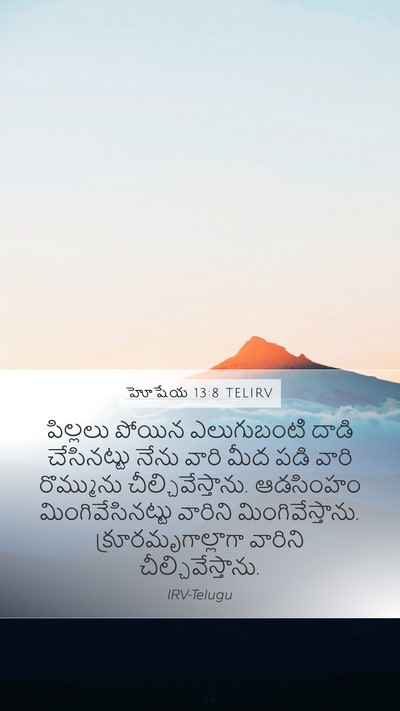 హోషేయ 13:8 TELIRV Bible Verse Image