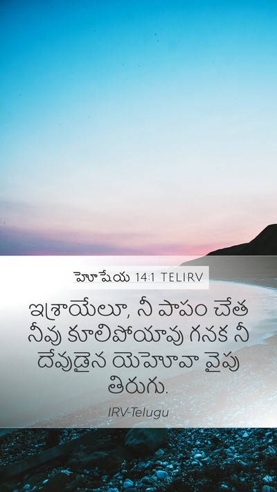 హోషేయ 14:1 TELIRV Bible Verse Image