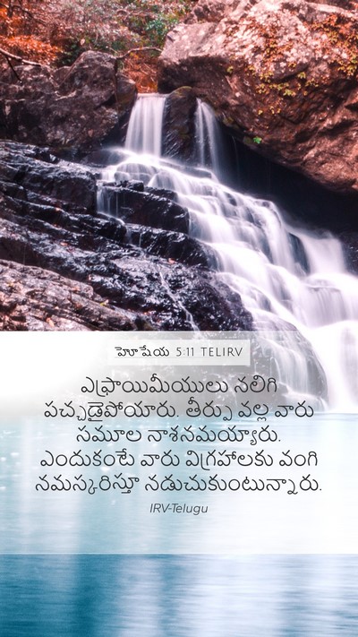 హోషేయ 5:11 TELIRV Mobile Phone Wallpaper - ఎఫ్రాయిమీయులు - Mobile Bible Verse Wallpaper