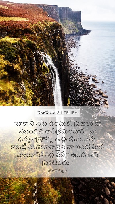 హోషేయ 8:1 TELIRV Bible Verse Image