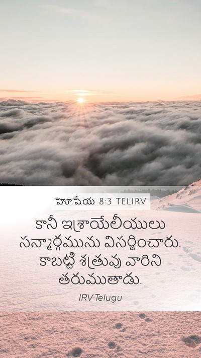హోషేయ 8:3 TELIRV Mobile Phone Wallpaper - కానీ - Mobile Bible Verse Wallpaper
