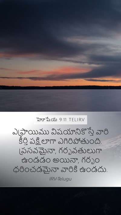 హోషేయ 9:11 TELIRV Bible Verse Image